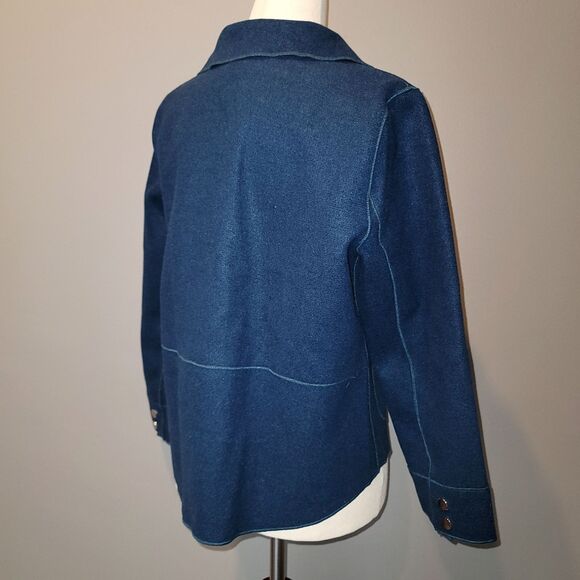 Xi Er Fashion Casual Button Up Jacket Size Medium - Picture 4 of 8